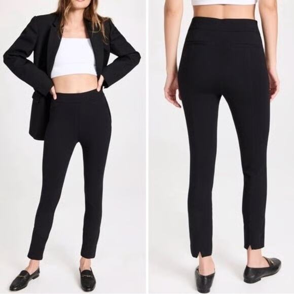 Spanx The Perfect Back Seam Black Skinny Pants Ankle Ponte Knit LP Large Petite - Picture 5 of 15
